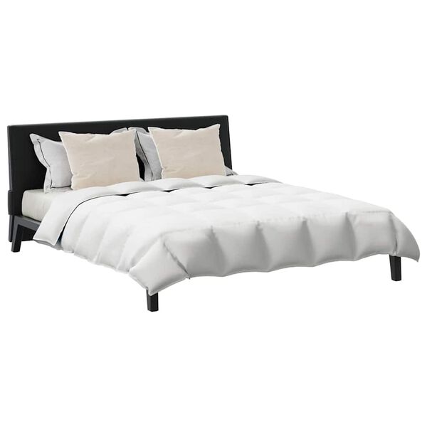 vidaXL Dynebetræk Sæt med pude 3 pcs Hvid Dunfjer