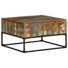 vidaXL sofabord 68x68x41 cm massivt genbrugstr&aelig;