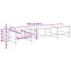 vidaXL TV-skab Sonoma 170.5 x 36 x 30.5 cm Konstrueret træ