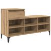 vidaXL Sko skab 102 x 36 x 60 cm Konstrueret tr&aelig; Artisan-eg