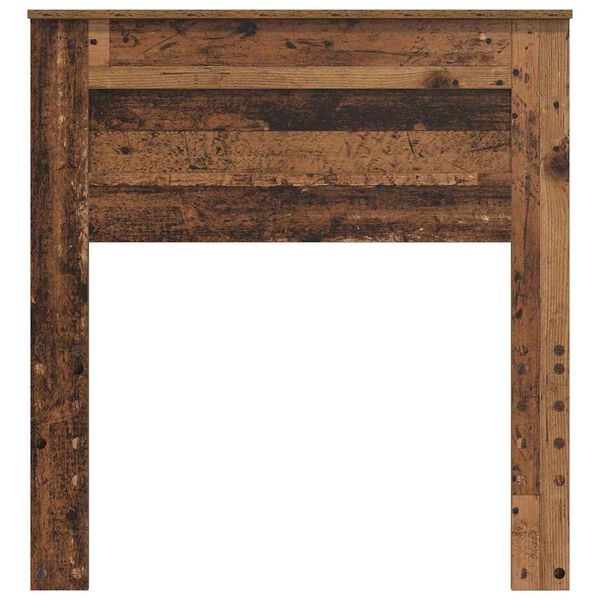 vidaXL Hovedgærde med hovedgærde Gammelt træ 75 cm Konstrueret træ