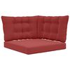 vidaXL Udend&oslash;rs Sofa Pude 3 pcs Vinr&oslash;d Polyester