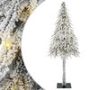 vidaXL Juletr&aelig; med 150 LED'er med stativ Hvid 120 cm PE og St&aring;l