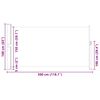 vidaXL sidemarkise til terrasse 160x300 cm brun