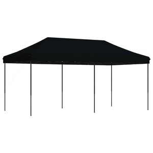 vidaXL Party Tent Sort 292 x 580 x 315 cm Oxford stof