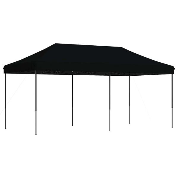 vidaXL Party Tent Sort 292 x 580 x 315 cm Oxford stof