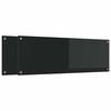 vidaXL K&oslash;kkenbacksplash 2 pcs Sort 120 x 40 cm h&aelig;rdet glas