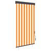 vidaXL udend&oslash;rs rullegardin 80x250 cm hvid og orange