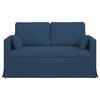 vidaXL Sofa Bl&aring; Samlede dimensioner: 139 x 78 x 80 cm (B x D x H)