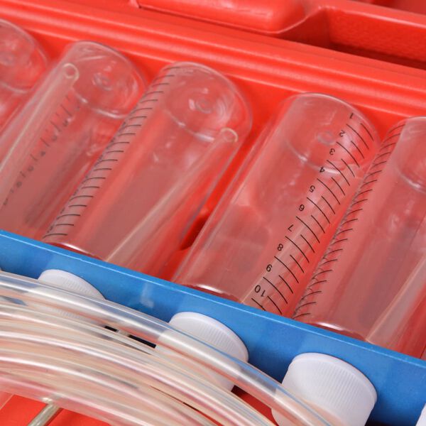 vidaXL diesel-gennemløbsmåler- og adaptersæt til commonrail 8-cylinder