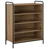 vidaXL Sko skab 76 x 36,5 x 93 cm Konstrueret tr&aelig; Artisan-eg