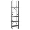 vidaXL opbevaringsreol 60x30x210 cm konstrueret tr&aelig; gr&aring;