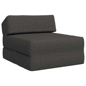 vidaXL Samlebar Sofa Seng M&oslash;rkegr&aring; 60 x 70 x 41 cm Stof