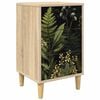 vidaXL Natskab RHENEN Sonoma-eg 36 x 33 x 60 cm Konstrueret tr&aelig;