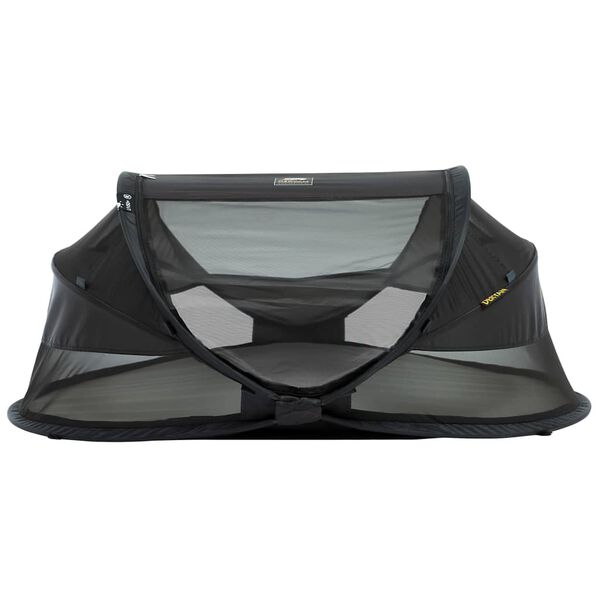 DERYAN pop-up rejseseng Baby Luxe med myggenet sort