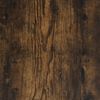 vidaXL væghylde 43x9x60 cm konstrueret træ røget egetræsfinish