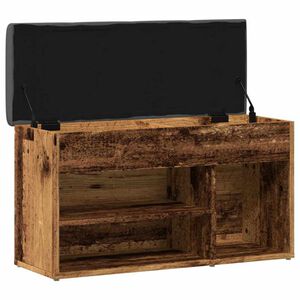 vidaXL skob&aelig;nk 82x32x45,5 cm konstrueret tr&aelig; antikt tr&aelig;