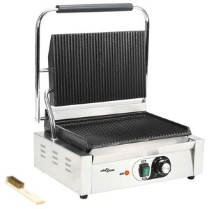vidaXL rillet paninigrill 2200 W 43x30,5x20 cm