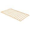 vidaXL Lamelbund Brun 120 x 190 cm Solid b&oslash;g