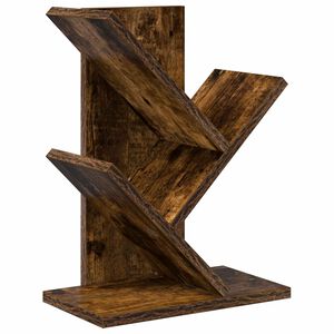 vidaXL Tr&aelig;bogreol 3-lags 30 x 18 x 40 cm Konstrueret tr&aelig; R&oslash;get eg