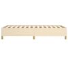 vidaXL sengeramme uden madras 90x190 cm stof cremefarvet