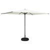 vidaXL Haveparasol med base 200 x 300 cm Polyester Rektangul&aelig;r