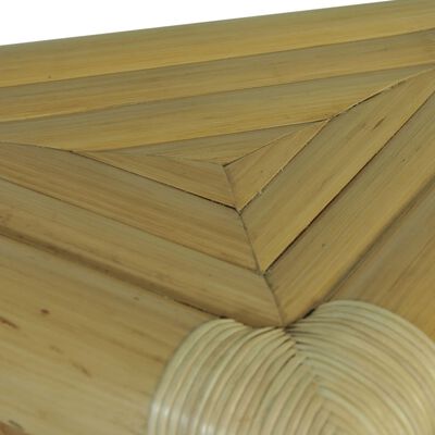 vidaXL natborde 2 stk. 60 x 60 x 40 cm bambus naturfarvet