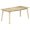 vidaXL spisebord 180 x 90 x 76 cm massivt mangotr&aelig;