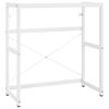 vidaXL badev&aelig;relsesm&oslash;bel til h&aring;ndvask 79x38x83 cm jern hvid