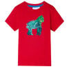 vidaXL T-shirt til b&oslash;rn str. 140 r&oslash;d