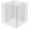 vidaXL gabion-h&oslash;jbed 90x90x100 cm galvaniseret st&aring;l