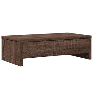 vidaXL sk&aelig;rmholder med skuffer 50x27x15 cm konstrueret tr&aelig; brunt eg