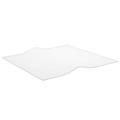 vidaXL bordbeskytter 90x90 cm 1,6 mm PVC transparent