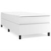 vidaXL Boxspring sengeramme 90x200 cm kunstl&aelig;der hvid