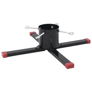 vidaXL juletr&aelig;sfod 61x61x15,5 cm sort