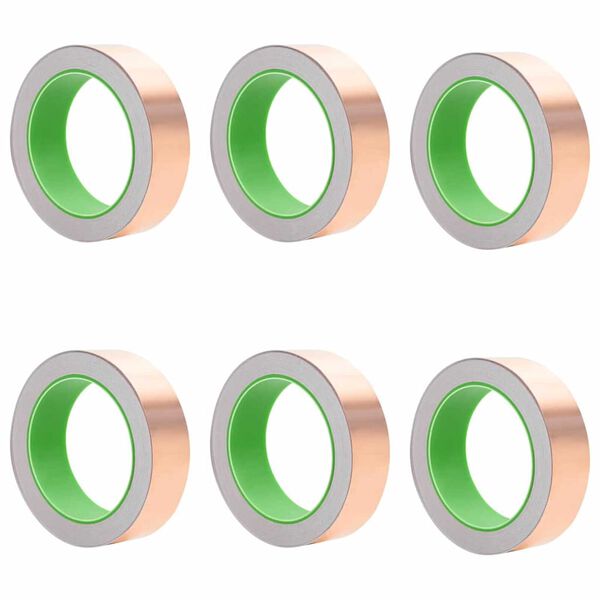 vidaXL Kobber tape 6 pcs Kobber 2000 x 3 cm Kobber