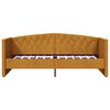 vidaXL daybed med madras og USB 90x200 cm fl&oslash;jl brun