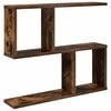 vidaXL V&aelig;ghylde R&oslash;get eg 60 x 12 x 50,5 cm Konstrueret tr&aelig;