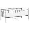 vidaXL sengestel til sovesofa 90x200 cm metal sort