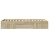 vidaXL sengeramme 75x190 cm uden madras konstrueret træ sonoma-eg