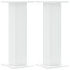 vidaXL plantestativer 2 stk. 30x30x80 cm konstrueret tr&aelig; hvid