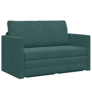 vidaXL Sovesofa M&oslash;rkegr&oslash;n 124 x 71 x 78 cm Fl&oslash;jl