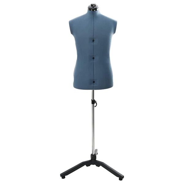 vidaXL Justérbar kjoleform til kvinder Blå 37.5-45.5 tommer Stof