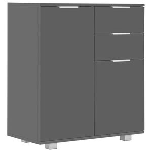 vidaXL sk&aelig;nk 71x35x80 cm konstrueret tr&aelig; gr&aring; h&oslash;jglans