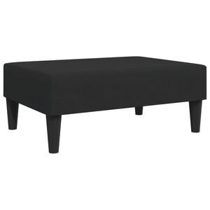 vidaXL fodskammel 77x55x31 cm velour sort