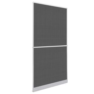 vidaXL Svingbart insektnet Hvid og sort 100 x 215 cm