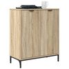 vidaXL Sideboard Sonoma eg 69,5 x 33 x 82 cm Konstrueret tr&aelig;