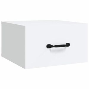 vidaXL v&aelig;gh&aelig;ngt sengebord 35x35x20 cm hvid