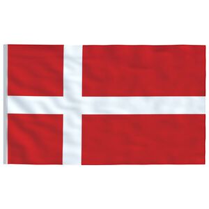 vidaXL det danske flag 90x150 cm