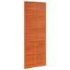 vidaXL Laded&oslash;r Voksbrun 80 x 208 cm Massivt fyrretr&aelig;
